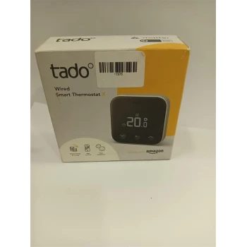 Tado - VX-ST02 - Termostat Pentru Centrala, Compatibil Amazon Alex, Google Home si Apple HomeKit - Black