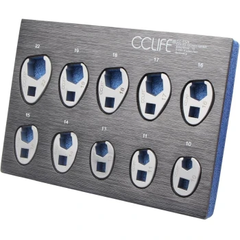 CCLife 5325 - Set 10 bucati capete Cheie Stillson