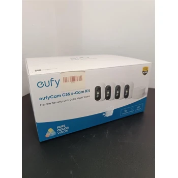 eufyCam C35 - Kit Supraveghere 4 camere Full HD IP67 Homebase Mini