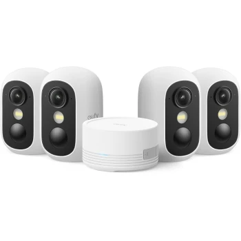 eufyCam C35 - Kit Supraveghere 4 camere Full HD IP67 Homebase Mini