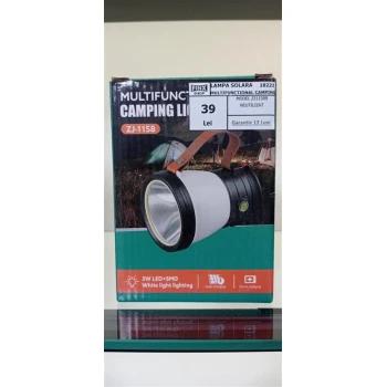 Lampa Solara Multifunctionala Camping Lights ZJ1158B