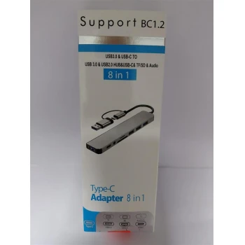 HUBUSB - C 8 IN 1 MODEL BYL-2218TU