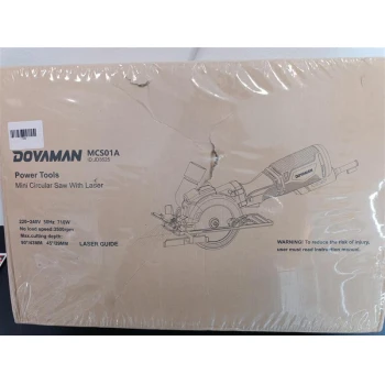 Dovaman - MCS01A Fierastrau Circular, 600W, 4600RPM Black