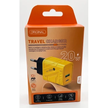 Incarcator USB PD-4 2 ports Yellow