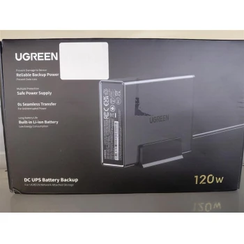 Ugreen - US3000 Mini UPS, 120W, 12000mAh - Black