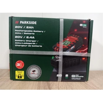 PARKSIDE ACUMULATOR PAP 202A1 +INCARCATOR PLG 20 C1 20V/2AH