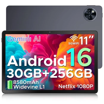 Tableta Doogee U11 Pro Vip Edition 128 GB Obsidian Black