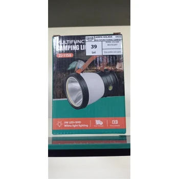 Lampa Solara Multifunctionala Camping Lights ZJ1158B