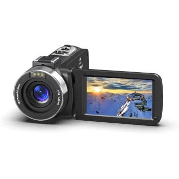 Video Camera 8K 64MP Camcorder 18X Digital