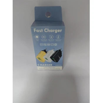 ADAPTOR FAST CHARGER 4 PORT -2USB& 2PD 40W