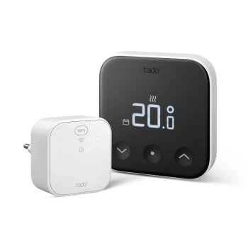 Tado - VX-ST02 - Termostat Pentru Centrala, Compatibil Amazon Alex, Google Home si Apple HomeKit - Black