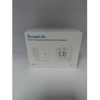 Termometru smart GOVEELIFE R1 model H5108, H5151, alerta de temperaturra, instalare magnetica, conexiune wireless, senzor de sensibiltate ridicata