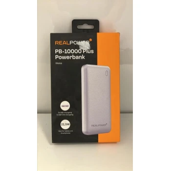 Baterie Externa Real Power- PB 10000 Plus 10000 mAh