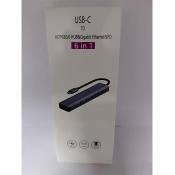 HUB USB - C 6 IN 1 MODEL BYL-2210
