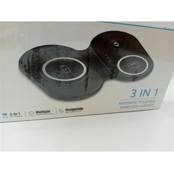 3 IN 1MAGNETIC FOLDABLE WIRELESS CHARGER MODEL W341