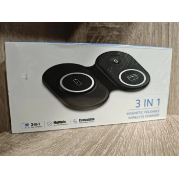 Wireless Charger 3 IN 1 MAGNETIC FOLDABLE WIRELESS CHARGER MODEL W341