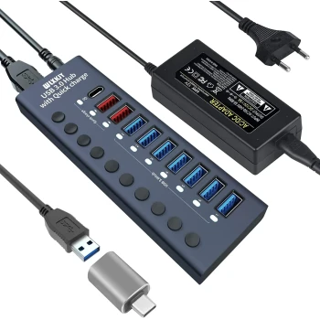 USB 3.0 HUB WHIT QUICK CHARGE STARE