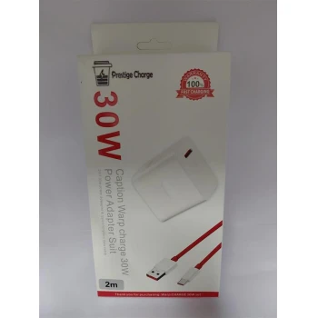 PRESTIGE CHARGE 30W ADAPTOR + CABLU 2 M