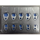 CCLife 5325 - Set 10 bucati capete Cheie Stillson